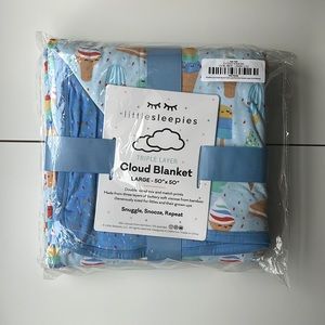 Little Sleepies cloud blanket LIMITED EDITION print